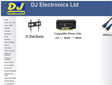 Tablet Screenshot of djelectronicsltd.co.uk